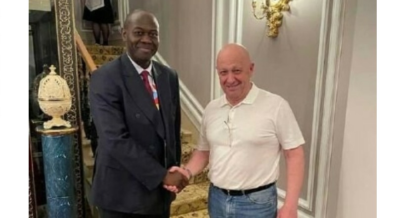 Пригожин с послом ЦАР